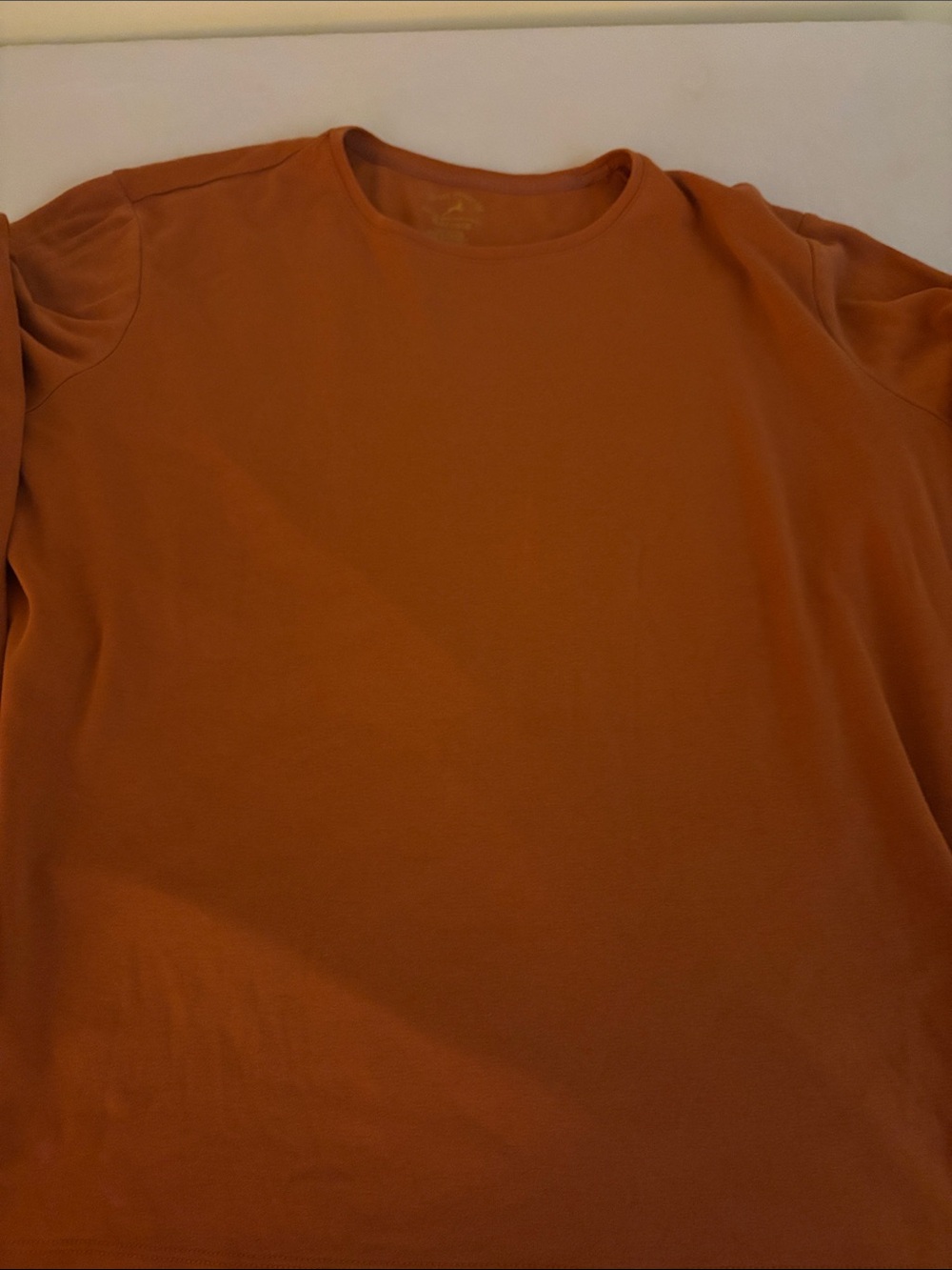 White Stag Women’s Long Sleeve Crew Tee - Burnt Orange